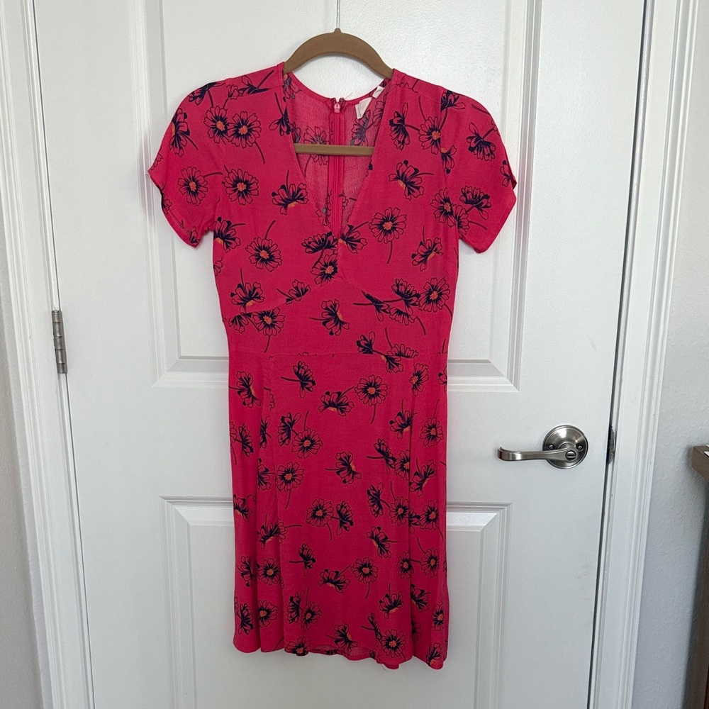 GAP Pink Floral Mini Dress
